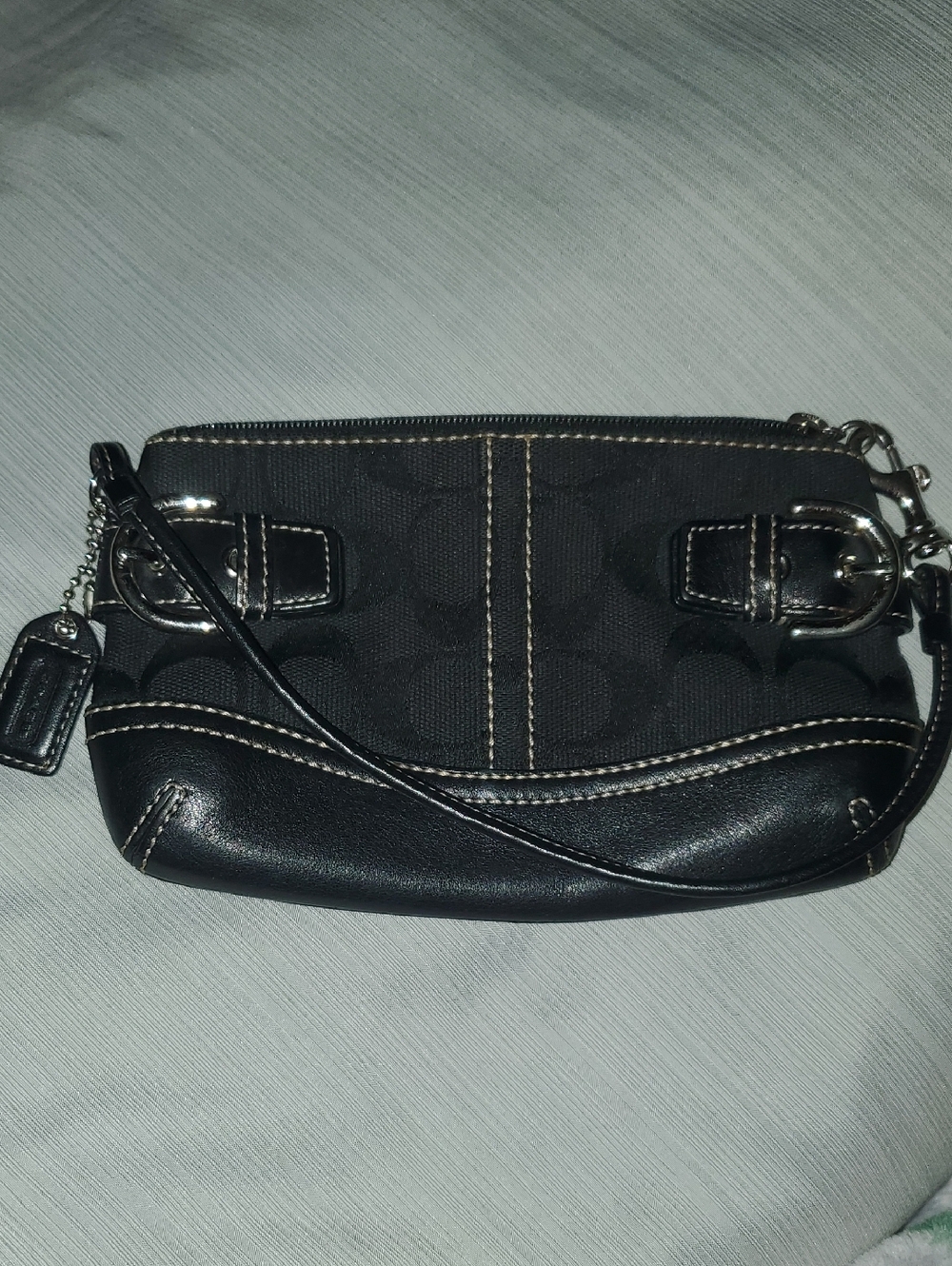 Coach Black Wristlet